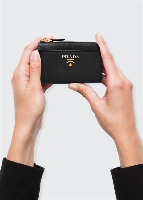 prada card case women& 39|prada long wallet.